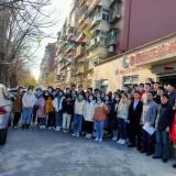 天津城建大学师生参观米兰体育智慧养老服务中心